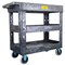 Pake Handling Tools Plastic 3 Shelves, 550 lbs PAKPP06 - alternate 1